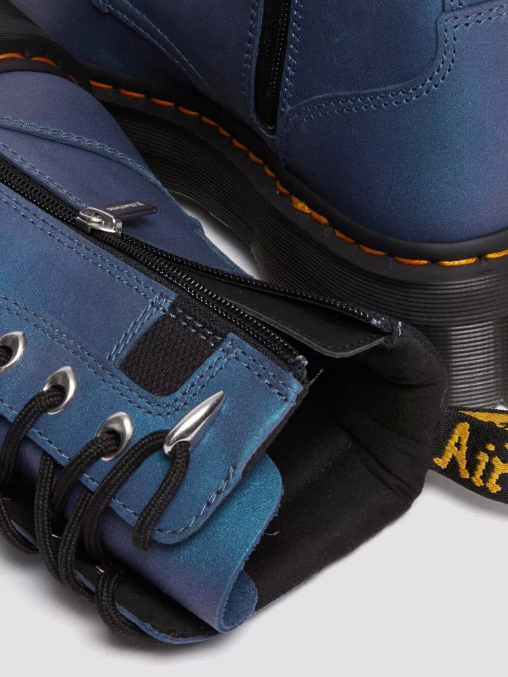 Dr. Martens Jadon II Hardware HDW Platforms Deep Blue Women's Sz 6 US NEW - Picture 15 of 16
